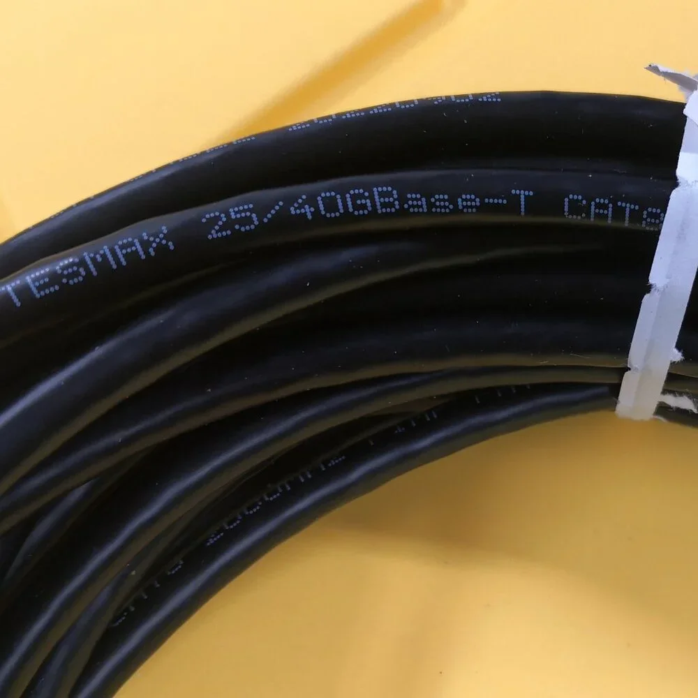 34ft Cat 8 Ethernet RJ45 LAN Cable 40Gbps Patch Network Gold Plated. Tesmax